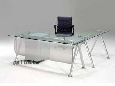 <table><tr><td><font color=blue>A式桌強化玻璃W180D80+側桌W120D50</font></td></tr></table>